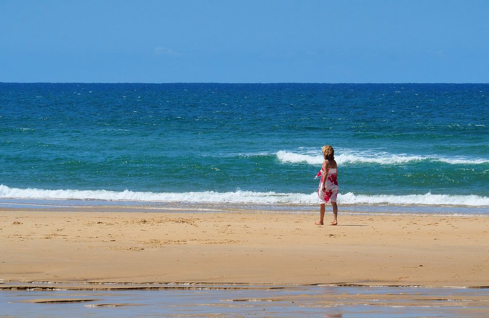 Promenade en bord de mer