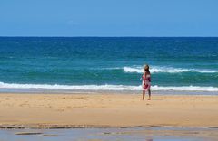 Promenade en bord de mer