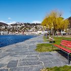 Promenade entlang der Bucht von Ascona (Tessin, Schweiz)