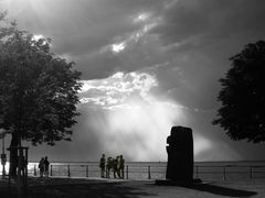 Promenade in Bregenz kurz vor dem großen Sturm