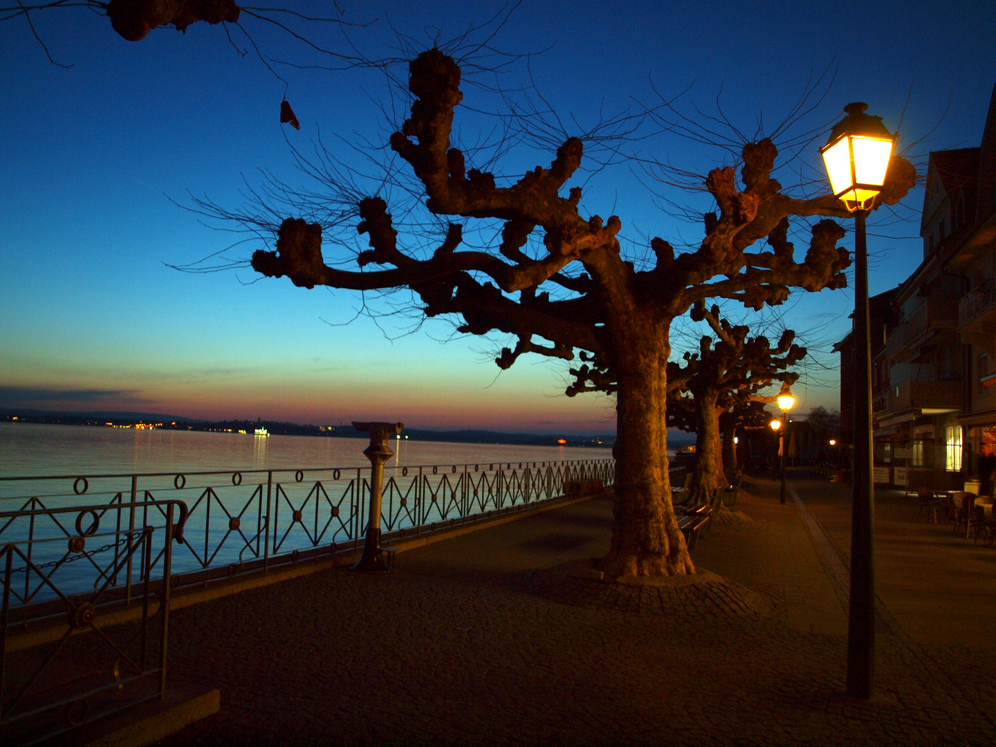 Promenade in Meersburg am Bodensee