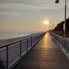 Promenade in Mielno am Morgen