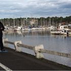 Promenade le long du port de Capbreton