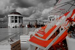 Promenade mit Musikpavilion auf Borkum 