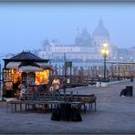 Promenade nocturne dans Venise .