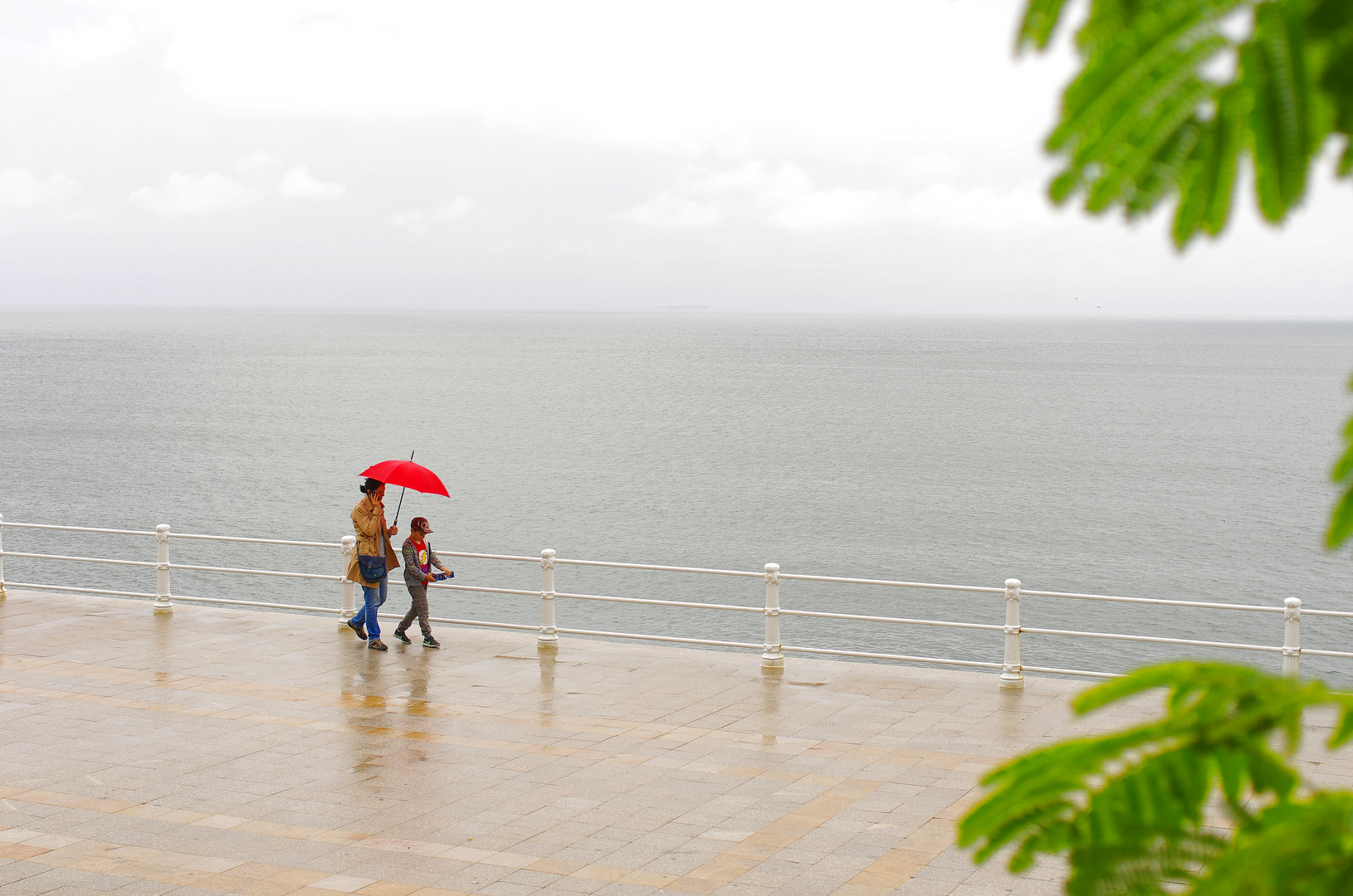 Promenade sous la pluie