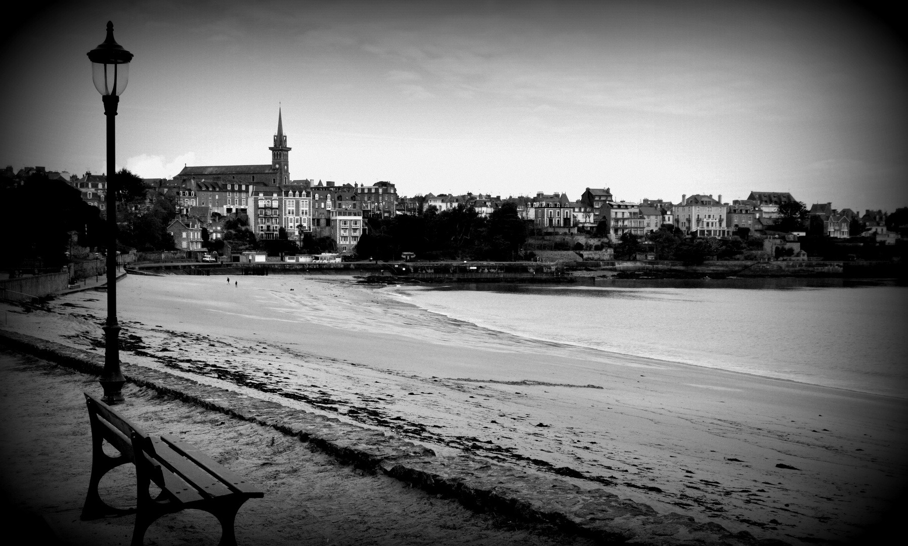 Promenade sur front de mer.