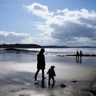 Promenade sur la plage (Côtes d'Armor)