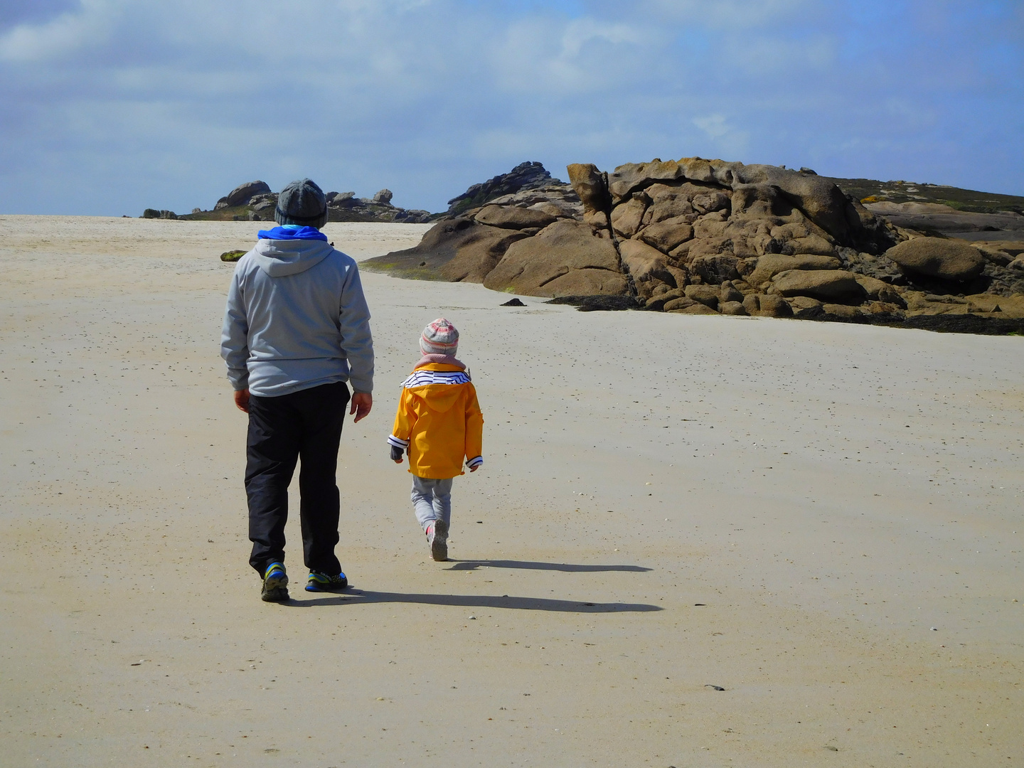 Promenade sur le bord de mer...