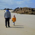 Promenade sur le bord de mer...