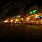 Promenade von Ascona bei Nacht