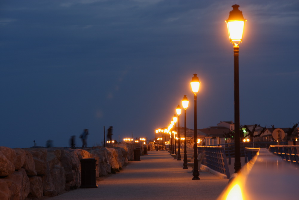 Promenade von Saintes-Maries-de-la-Mer