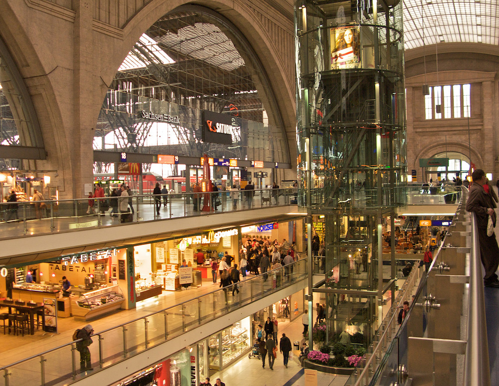 Promenaden des Leipziger Hauptbahnhof