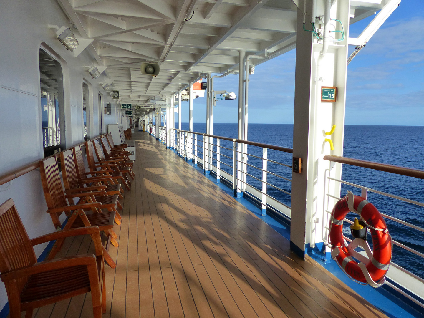 Promenadendeck der Ruby Princess