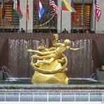 Prometheusstatue am Rockefeller Center