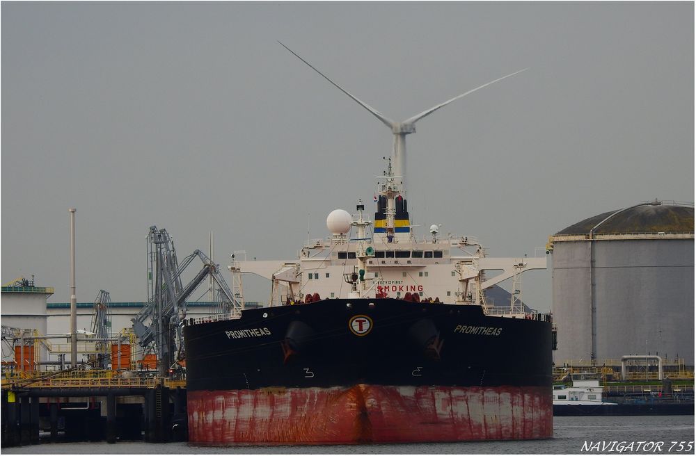 PROMITHEAS, Crude Oel Tanker. Rotterdam