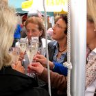 Prosecco-Runde an den "Wangener Welten"