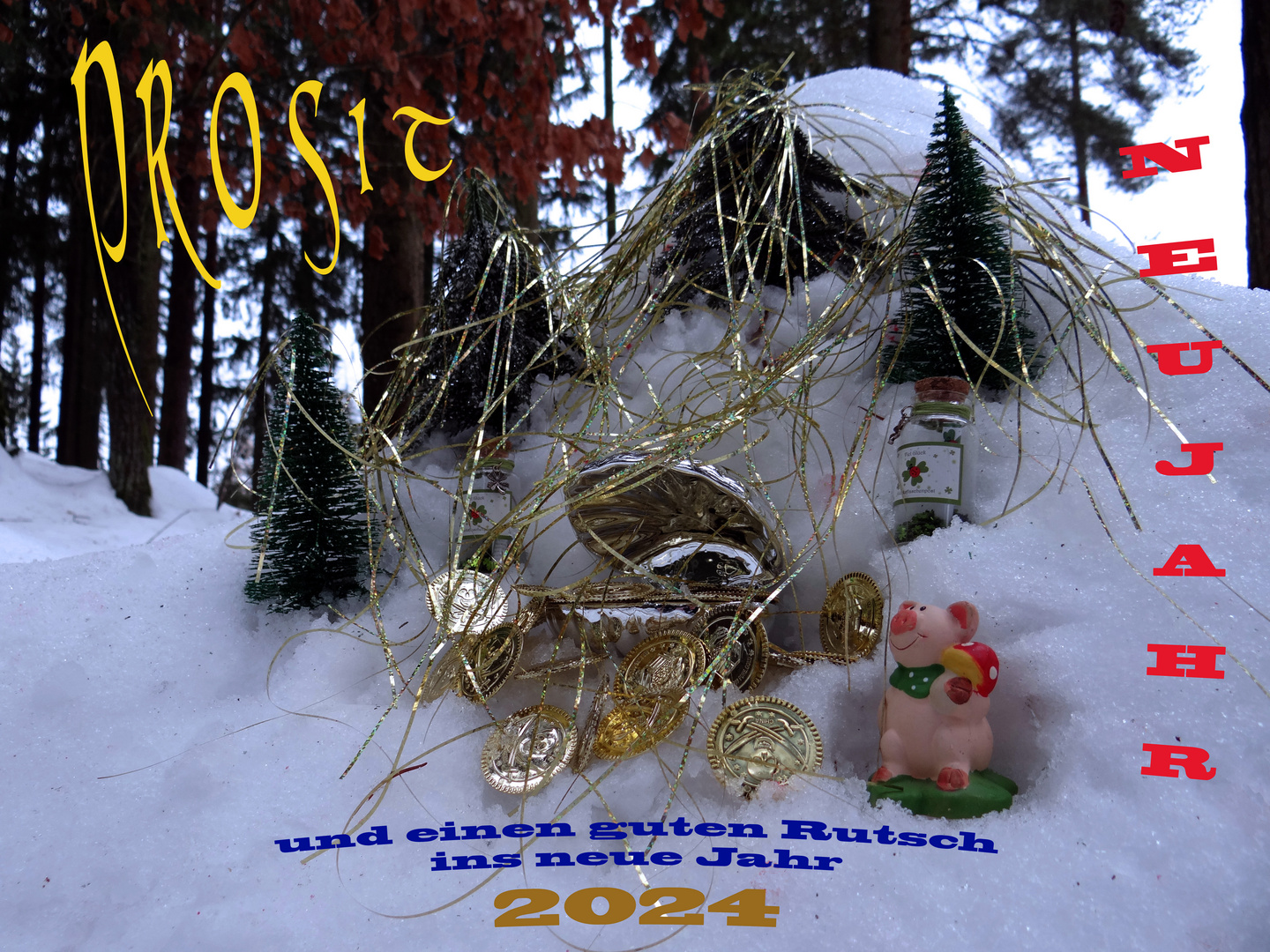 Prosit Neujahr 2024 Foto & Bild spezial, neujahrswünsche