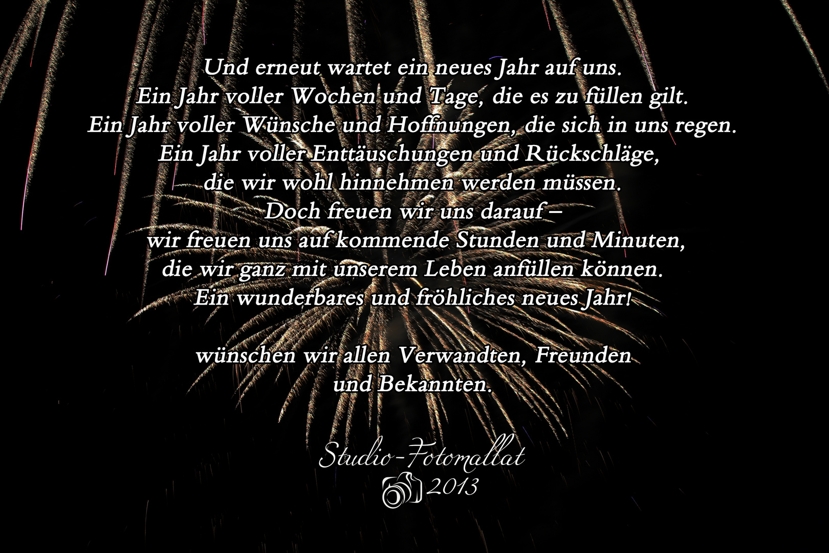 Prosit Neujahr...