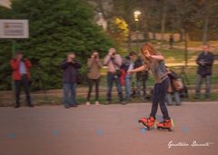 Protagonista en patines