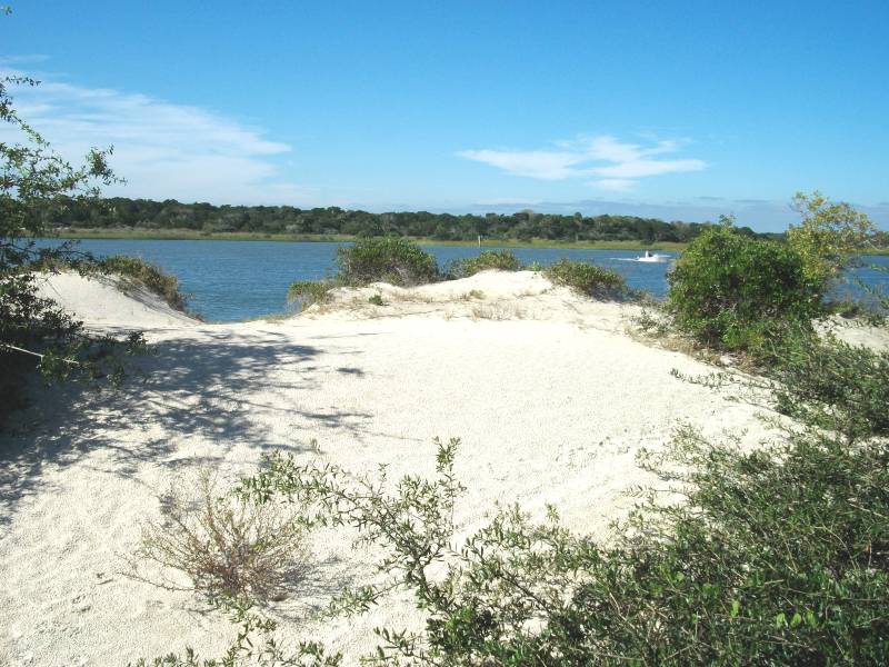 Protected dunes at Fort Matanzas