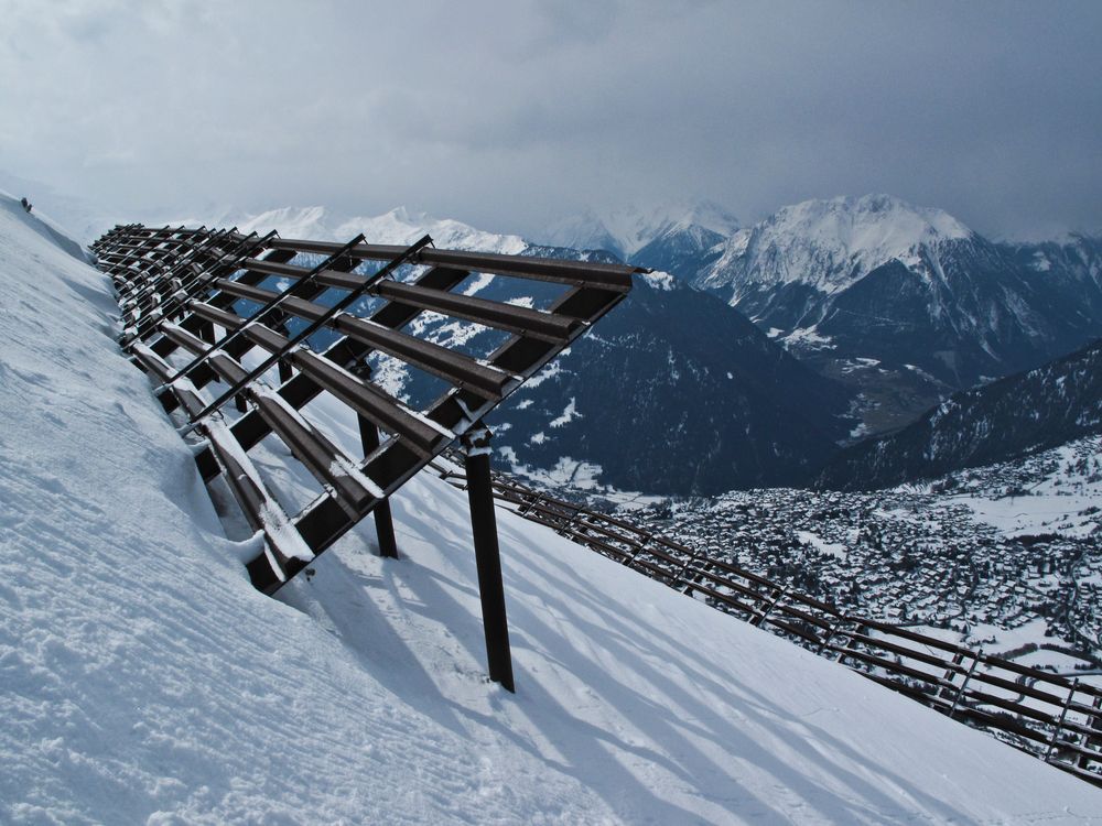 protégé des avalanches...