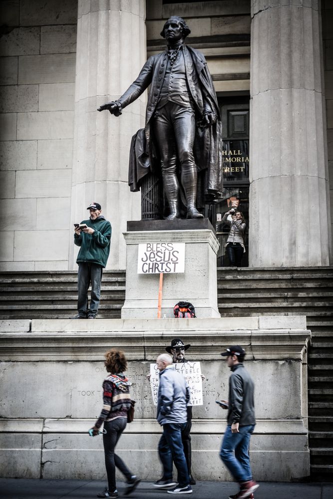 Protest an der Wall Street