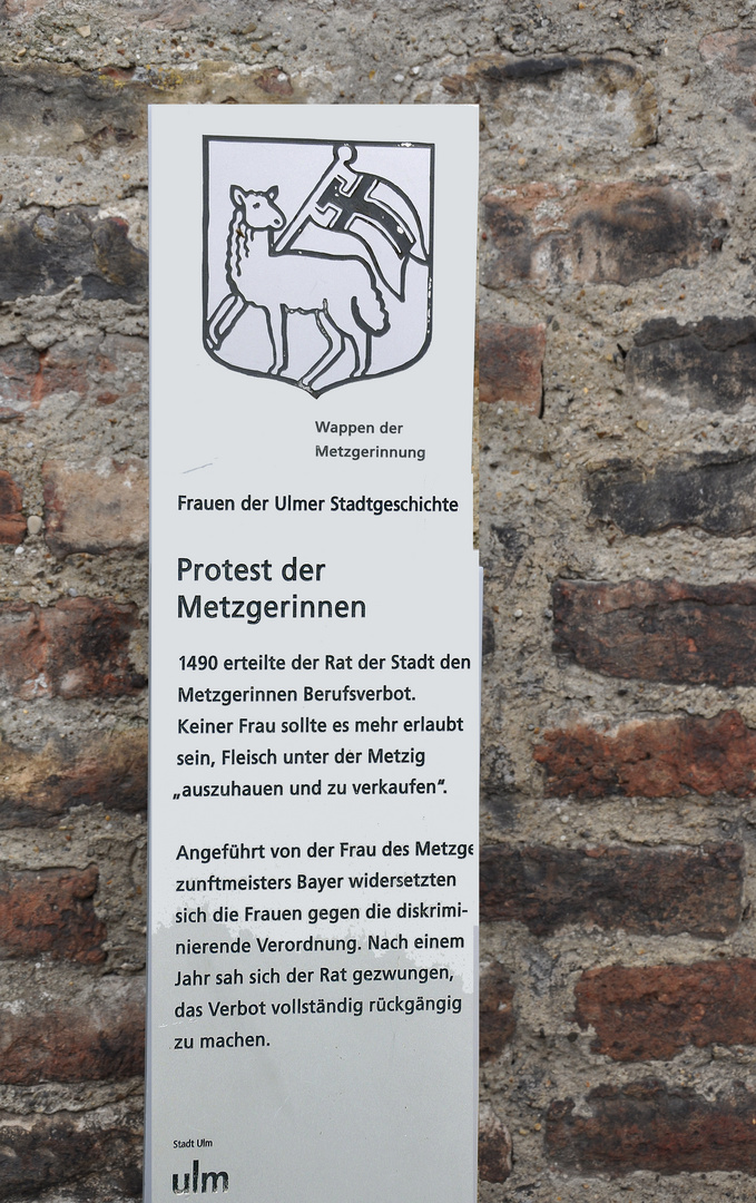  Protest der Metzgerinnen