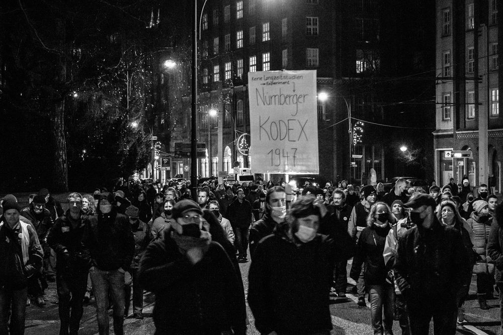 Protest gegen Corona-Maßnahmen