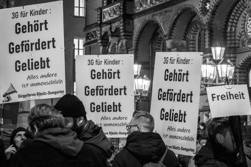 Protest gegen Corona-Maßnahmen