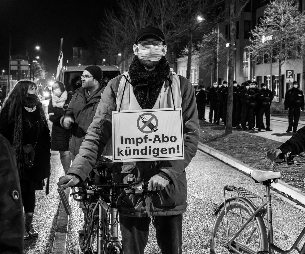 Protest gegen Corona-Maßnahmen