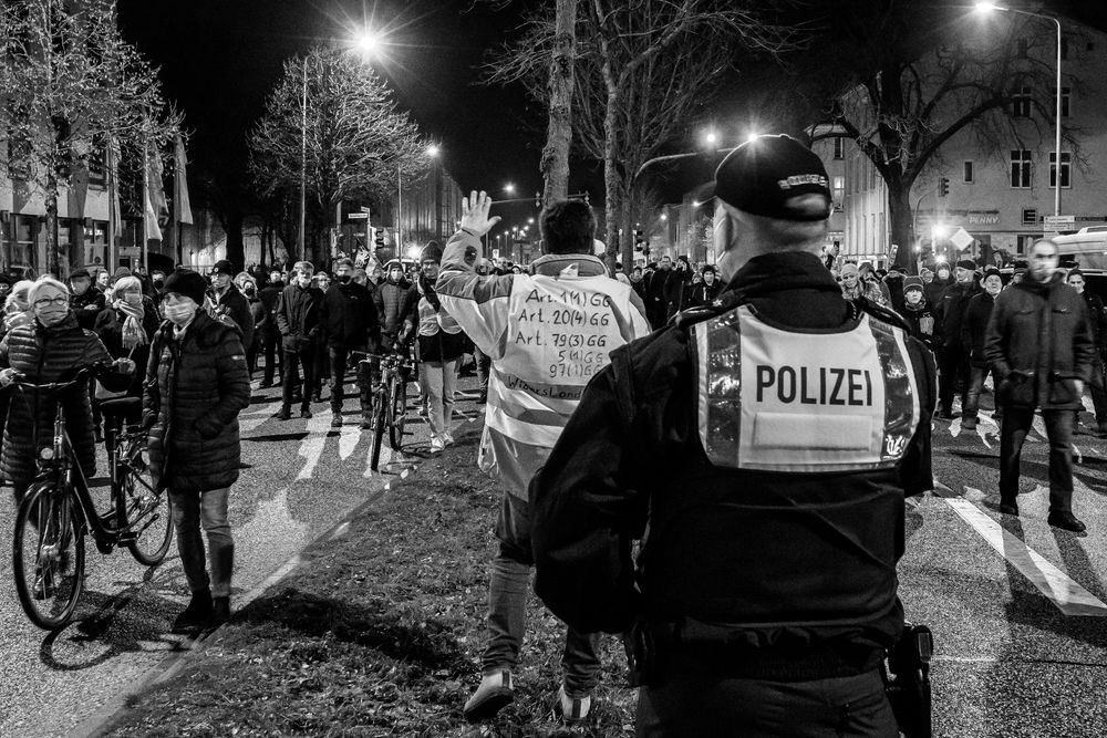 Protest gegen Corona-Maßnahmen