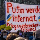 Protest gegen den Krieg in der Ukraine in Berlin am 27.02.2022