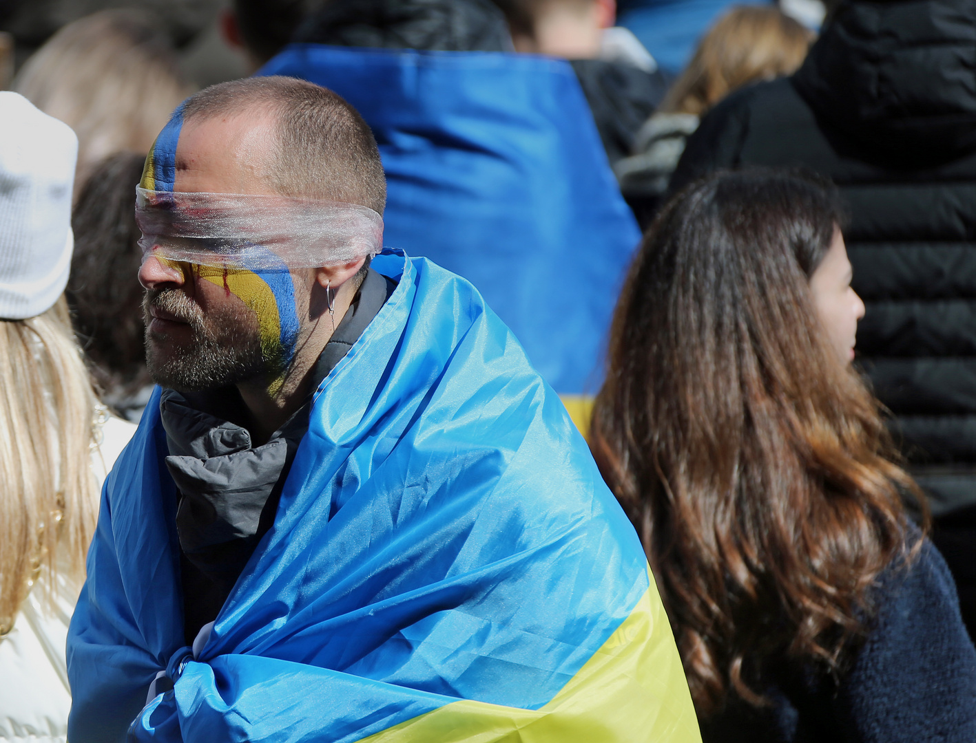 Protest gegen Krieg in Ukraine - Protest against war in Ukraine