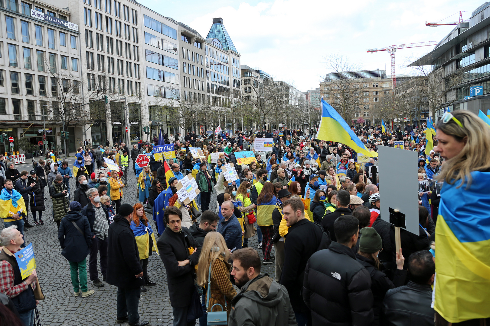 Protest gegen Krieg in Ukraine - Protest against war in Ukraine