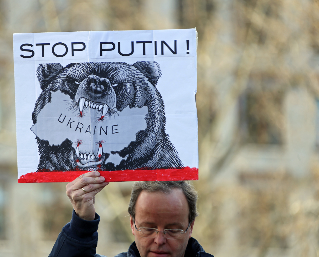 Protest gegen Krieg in Ukraine - Protest against war in Ukraine