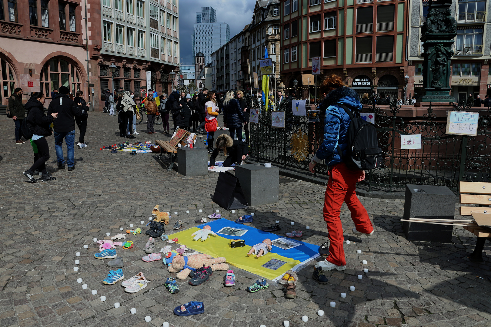 Protest gegen Krieg in Ukraine - Protest against war in Ukraine