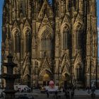 Protest vor dem Kölner-Dom