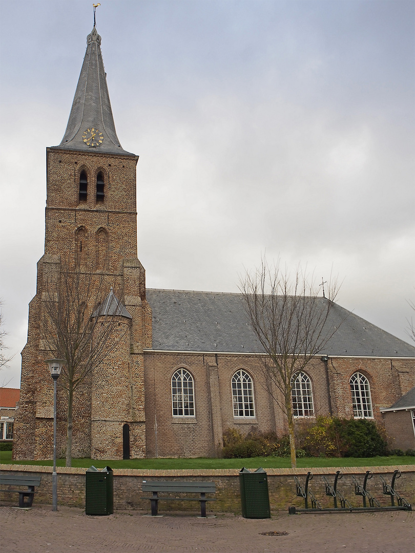 Protestantische Kirche (Protestantse Kerk) zu Domburg (Zeeland, NL)