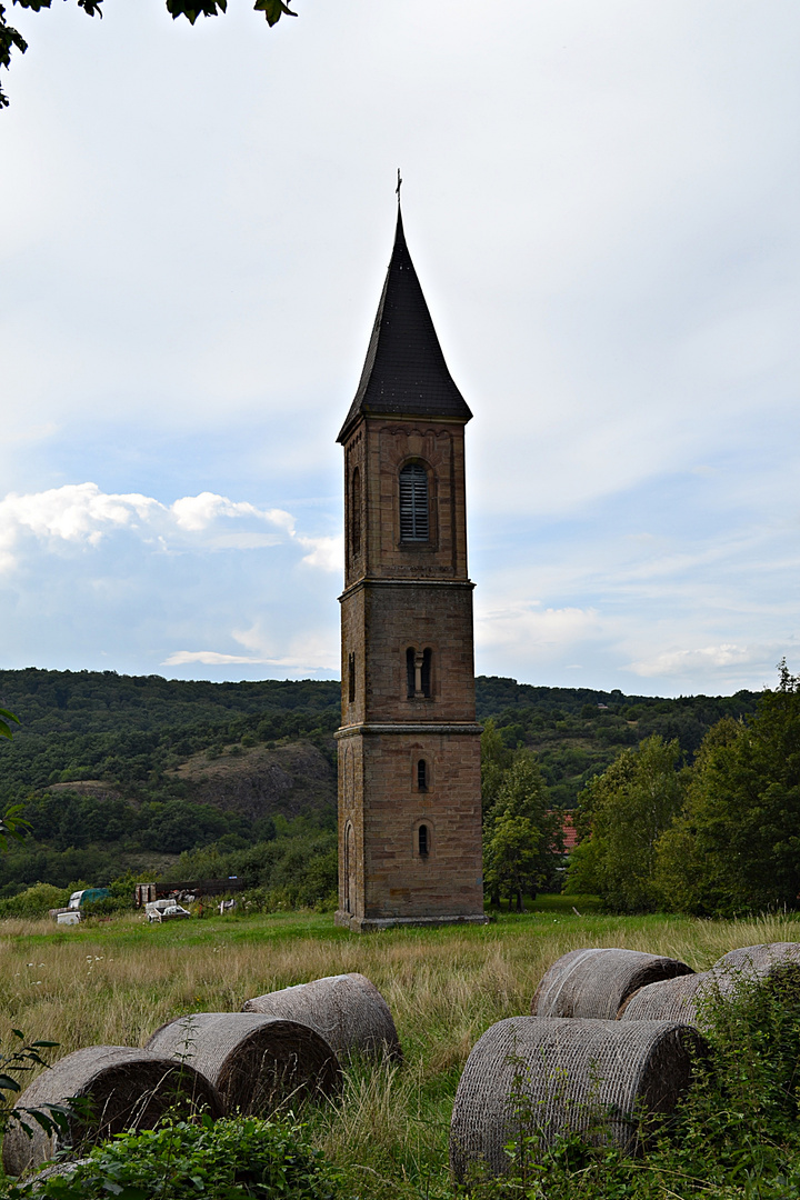 Protestantischer Glockenturm in Falkenstein/Pfalz