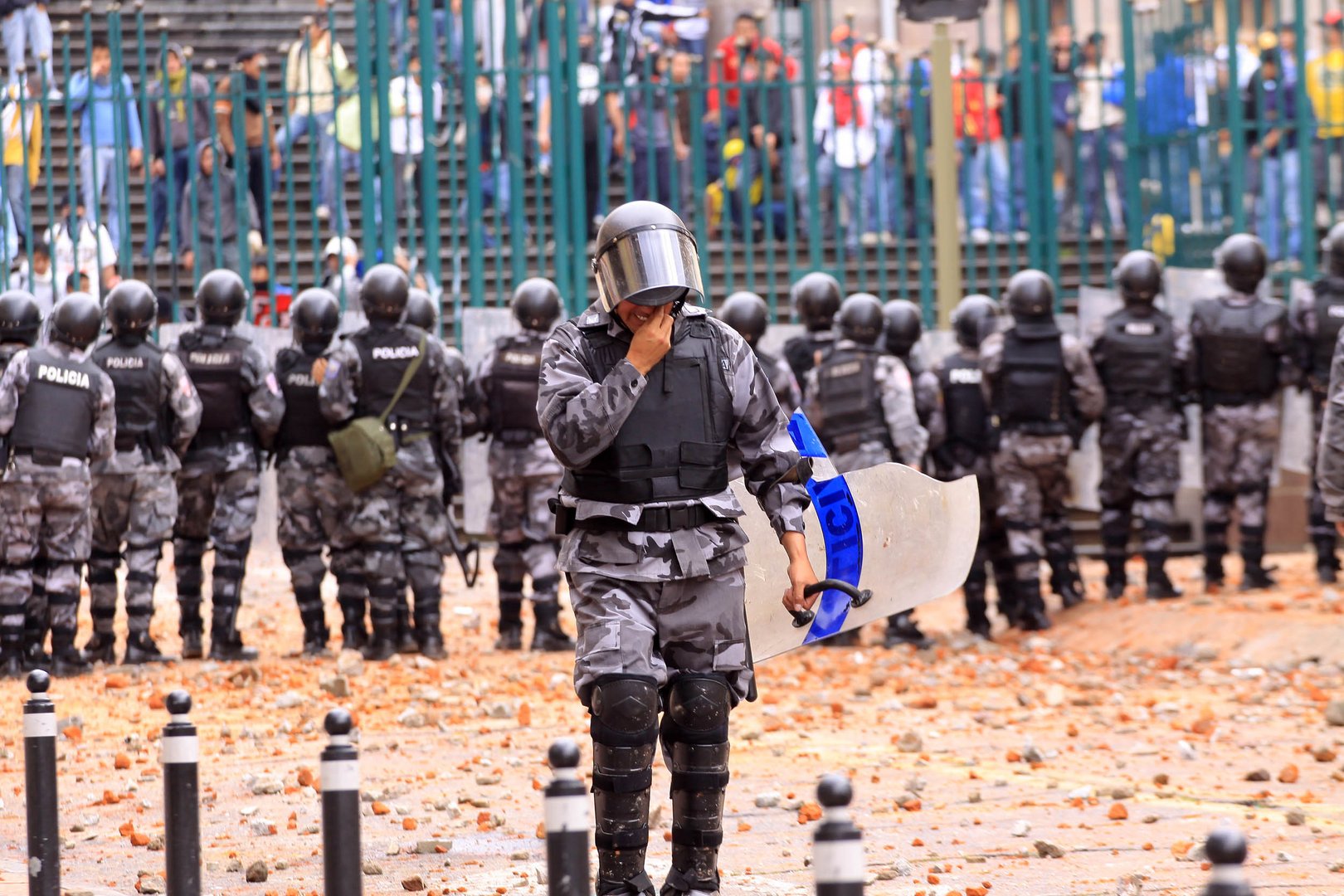 Protestas Colegio Megia 2