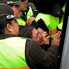 Protestas en la Embajada de China en Quito Ecuador 1