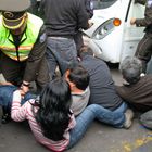 Protestas en la Embajada de China en Quito Ecuador 3