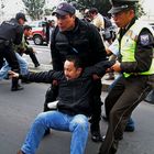 Protestas en la Embajada de China en Quito Ecuador 6