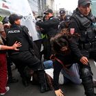 Protestas en la Embajada de China en Quito Ecuador 7