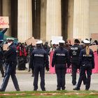 Protestcamp - Geflüchtete aus Sierra Leone am Königsplatz München 12.11.2021