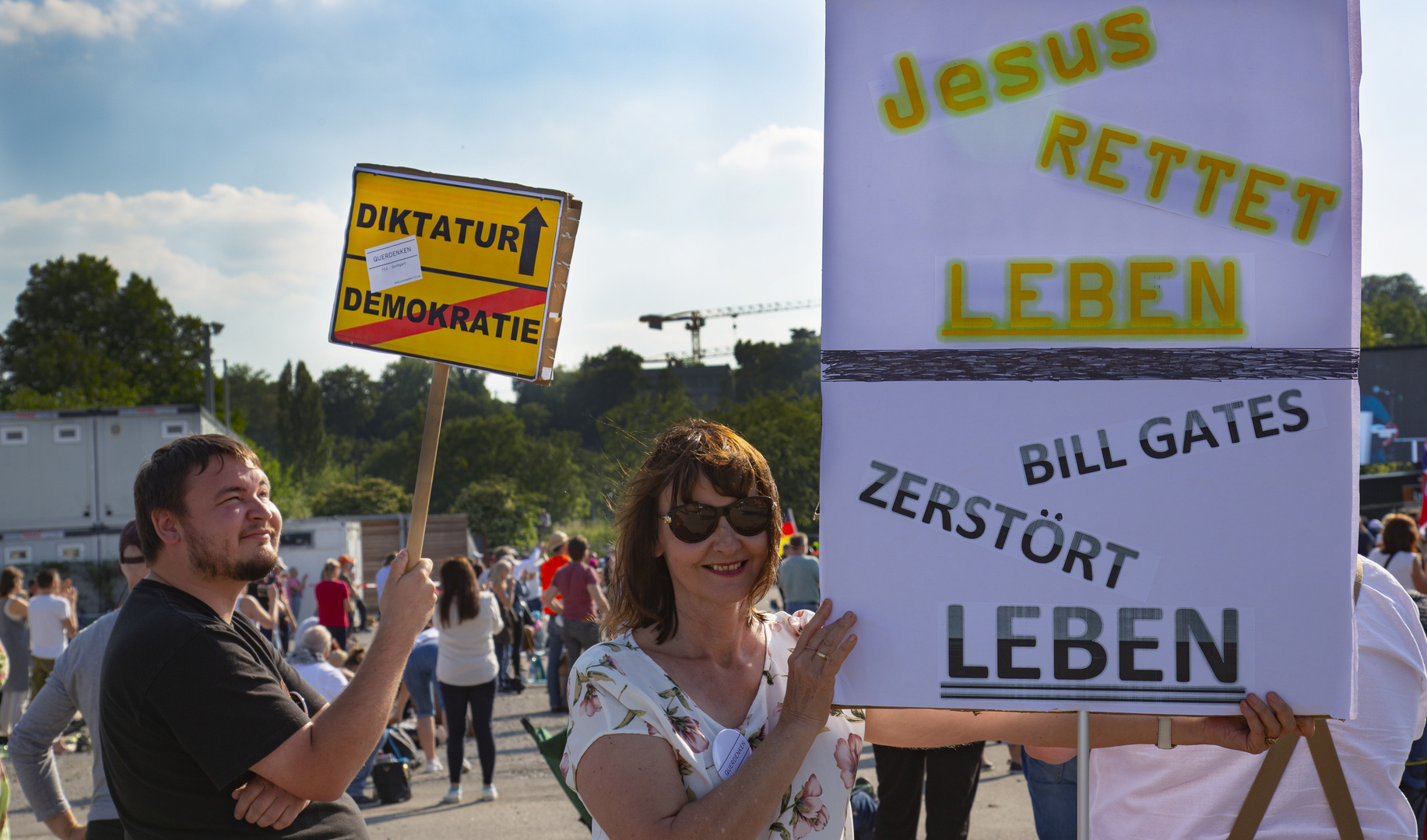 Proteste gegen Corona-Regeln 10