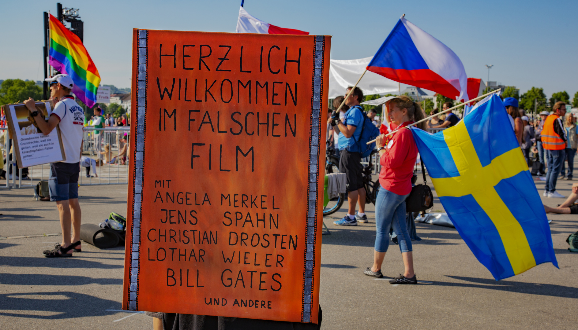 Proteste gegen Corona-Regeln 11