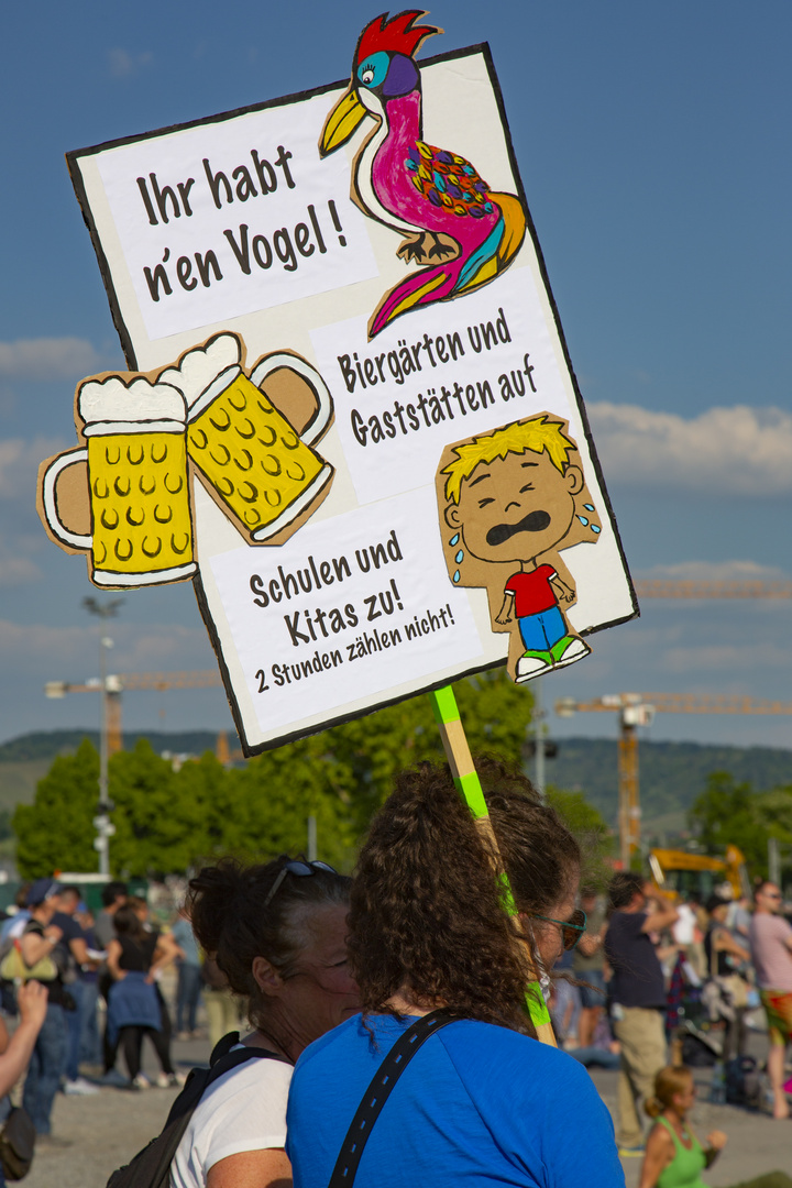 Proteste gegen Corona-Regeln 13