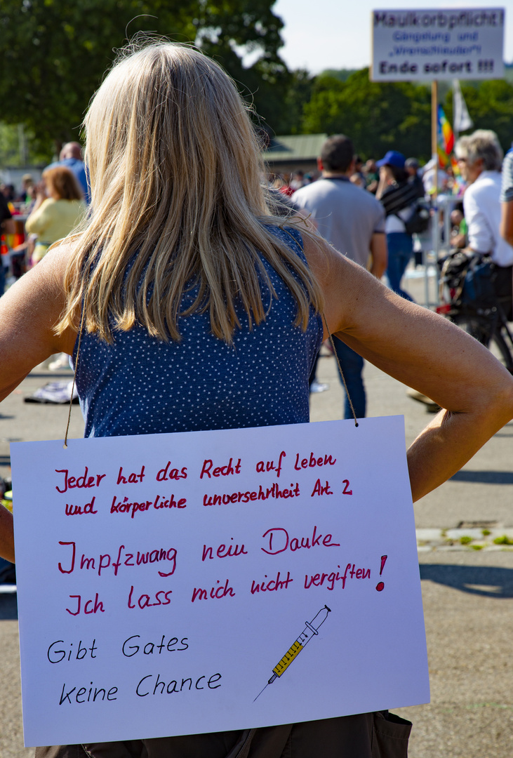 Proteste gegen Corona Regeln 2